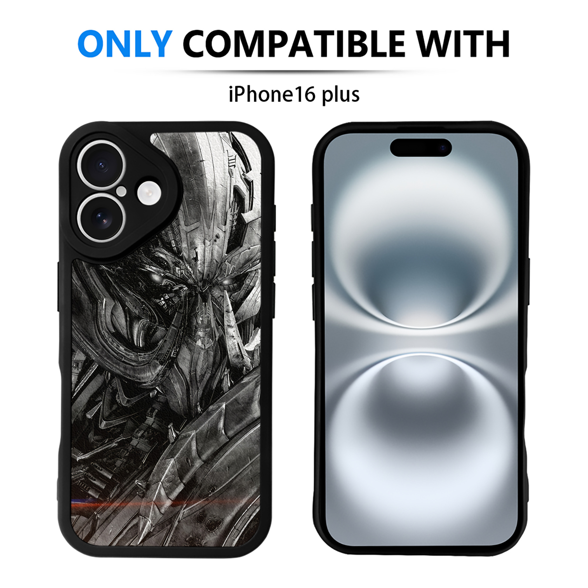 （画像用） Transformers トランスフォーマー 【iPhone 16シリーズ対応】シリコンスマホケース（レザー調） 材質：シリコン